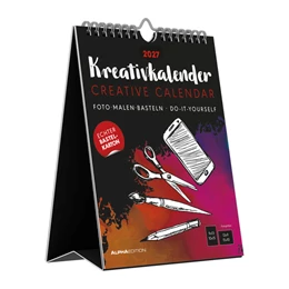 Abbildung von Alpha Edition | Kreativkalender Tischaufsteller hoch schwarz 2027 | 1. Auflage | 2026 | beck-shop.de