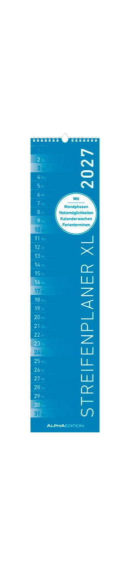 Abbildung von Neumann Verlage GmbH & Co KG | Streifenplaner XL BLAU 2027 | 1. Auflage | 2026 | beck-shop.de