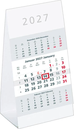 Abbildung von Neumann Verlage GmbH & Co. KG | 3-Monats-Aufstellkalender 2027 | 1. Auflage | 2026 | beck-shop.de