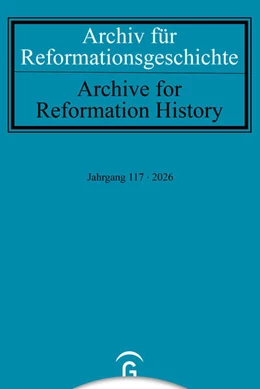 Abbildung von Archiv für Reformationsgeschichte - Aufsatzband | 1. Auflage | 2026 | beck-shop.de