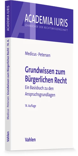 Abbildung von Medicus / Petersen | Grundwissen zum Bürgerlichen Recht | 14. Auflage | 2026 | beck-shop.de