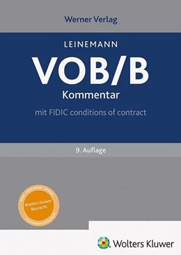 Abbildung von Leinemann | VOB/B - Kommentar | 9. Auflage | 2026 | beck-shop.de