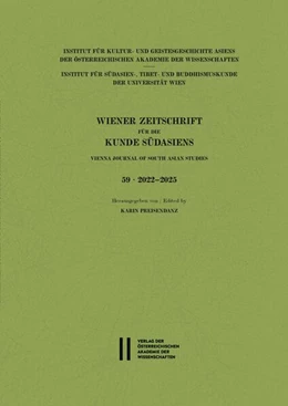Abbildung von Preisendanz | Wiener Zeitschrift für die Kunde Südasiens, Band 59 (2022-2025) | 1. Auflage | 2026 | beck-shop.de