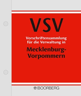 Abbildung von Vorschriftensammlung für die Verwaltung in Mecklenburg-Vorpommern (VSV) | 1. Auflage | 2025 | beck-shop.de
