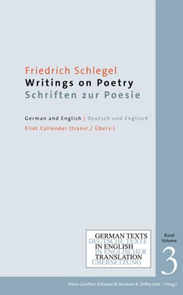 Abbildung von Schlegel / Schwarz | Writings on Poetry / Schriften zur Poesie | 1. Auflage | 2026 | beck-shop.de