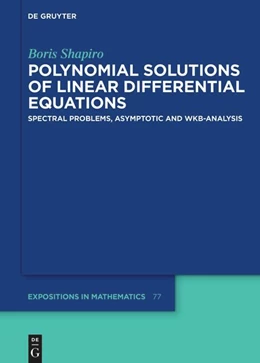 Abbildung von Shapiro | Polynomial Solutions of Linear Differential Equations | 1. Auflage | 2026 | beck-shop.de