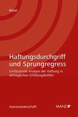 Abbildung von Rössl | Haftungsdurchgriff und Sprungregress | 1. Auflage | 2026 | beck-shop.de