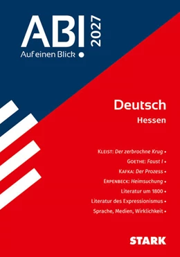Abbildung von Bernhardt / Wurm | STARK Deutsch - Abi - Auf einen Blick! 2027 Hessen | 1. Auflage | 2026 | beck-shop.de