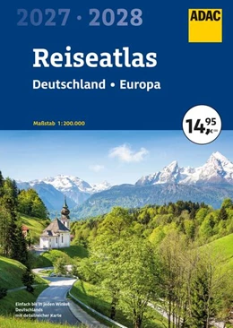 Abbildung von ADAC Reiseatlas 2027/2028 Deutschland 1:200.000, Europa 1:4,5 Mio. | 18. Auflage | 2026 | beck-shop.de