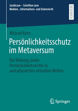 Abbildung von Kern | Persönlichkeitsschutz im Metaversum | 1. Auflage | 2026 | beck-shop.de