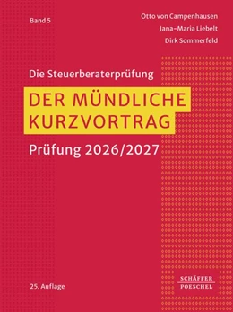 Abbildung von Campenhausen / Liebelt | Der mündliche Kurzvortrag | 25. Auflage | 2026 | beck-shop.de