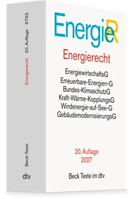 Abbildung von Energierecht: EnergieR | 20. Auflage | 2027 | 5753 | beck-shop.de