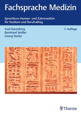 Abbildung von Karenberg / Seidler | Fachsprache Medizin | 7. Auflage | 2026 | beck-shop.de