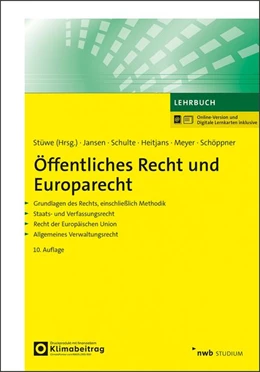 Abbildung von Stüwe | Öffentliches Recht und Europarecht | 10. Auflage | 2027 | beck-shop.de