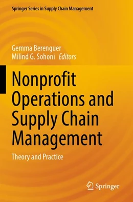 Abbildung von Berenguer / Sohoni | Nonprofit Operations and Supply Chain Management | 1. Auflage | 2026 | beck-shop.de