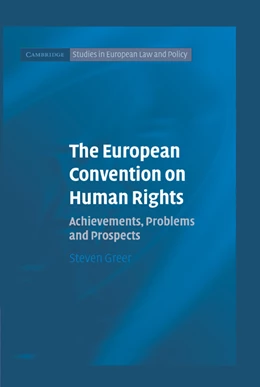 Abbildung von Greer | The European Convention on Human Rights | 1. Auflage | 2006 | beck-shop.de
