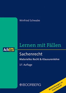 Abbildung von Schwabe | Lernen mit Fällen: Sachenrecht | 17. Auflage | 2026 | beck-shop.de