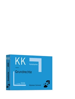 Abbildung von Sommer | Karteikarten Grundrechte | 17. Auflage | 2026 | beck-shop.de