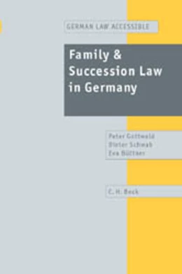 Abbildung von Gottwald / Schwab | Family & Succession Law in Germany | 1. Auflage | 2001 | beck-shop.de