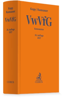 Abbildung von Kopp / Ramsauer | Verwaltungsverfahrensgesetz: VwVfG | 28. Auflage | 2027 | beck-shop.de