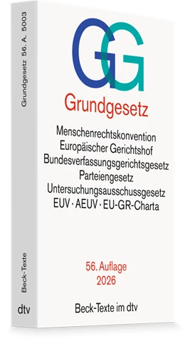 Grundgesetz: GG | 56. Auflage | 2026 | 5003 | beck-shop.de