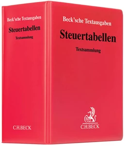 Abbildung von Steuertabellen | 164. Auflage | 2025 | beck-shop.de