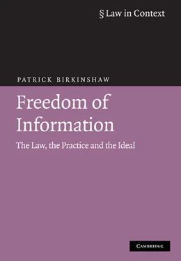 Abbildung von Birkinshaw | Freedom of Information | 1. Auflage | 2010 | beck-shop.de