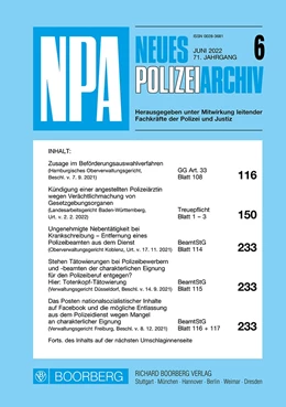 Abbildung von Maier | Neues Polizeiarchiv (NPA) | 1. Auflage | 2025 | beck-shop.de