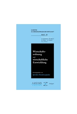 Abbildung von Baer / Paraskewopoulos | Wirtschaftsordnung und wirtschaftliche Entwicklung | 1. Auflage | 1997 | 53 | beck-shop.de