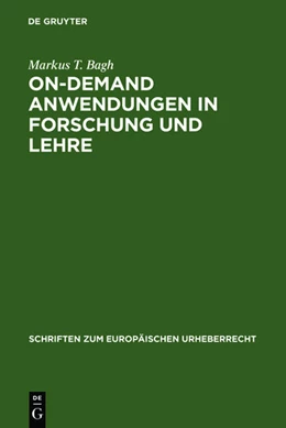 Abbildung von Bagh | On-demand Anwendungen in Forschung und Lehre | 1. Auflage | 2007 | 6 | beck-shop.de