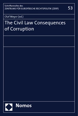 Abbildung von Meyer | The Civil Law Consequences of Corruption | 1. Auflage | 2009 | beck-shop.de