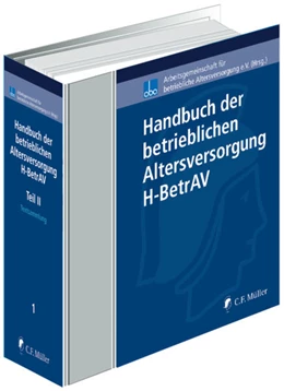Abbildung von aba - Arbeitsgemeinschaft für betriebliche Altersversorgung e.V. (Hrsg.) | Handbuch der betrieblichen Altersversorgung: H-BetrAV • Teil II | 1. Auflage | 2024 | beck-shop.de