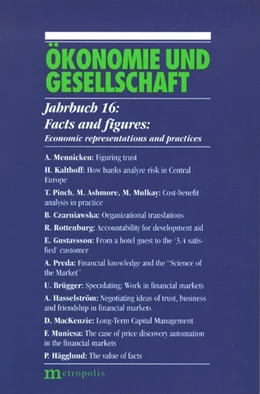 Abbildung von Kalthoff / Rottenburg | Facts and figures | 1. Auflage | | beck-shop.de