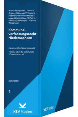 Abbildung von Blum / Baumgarten | Kommunalverfassungsrecht Niedersachsen | 1. Auflage | 2024 | beck-shop.de