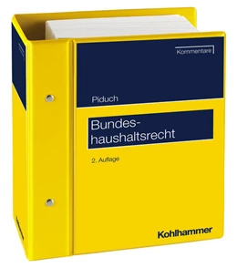 Abbildung von Piduch | Bundeshaushaltsrecht | 1. Auflage | 2025 | beck-shop.de