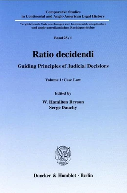 Abbildung von Bryson / Dauchy | Ratio decidendi. | 1. Auflage | 2006 | beck-shop.de