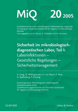 Abbildung von Abele-Horn / Herrmann | MIQ 20: Sicherheit im mikrobiologisch-diagnostischen Labor, Teil I | 1. Auflage | 2005 | beck-shop.de