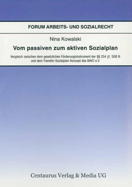 Abbildung von Kowalski | Vom passiven zum aktiven Sozialplan | 1. Auflage | 2017 | 18 | beck-shop.de