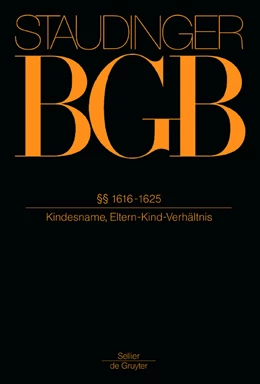 Abbildung von von Staudinger | J. von Staudingers Kommentar zum Bürgerlichen Gesetzbuch: Staudinger BGB - Buch 4: Familienrecht
 | 1. Auflage | 2007 | beck-shop.de