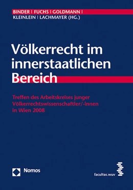 Abbildung von Binder / Fuchs | Völkerrecht im innerstaatlichen Bereich | 1. Auflage | 2009 | 13 | beck-shop.de