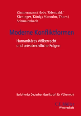Abbildung von Hobe / Kieninger | Moderne Konfliktformen | 1. Auflage | 2010 | beck-shop.de