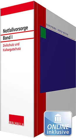 Abbildung von Walhalla Fachredaktion | Notfallvorsorge - mit Aktualisierungsservice, Band I: Notfallvorsorge Bd. I Zivilschutz und Kulturgutschutz • mit Aktualisierungsservice | 1. Auflage | 2023 | beck-shop.de