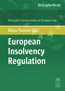 Abbildung von Pannen | European Insolvency Regulation | 1. Auflage | 2007 | beck-shop.de