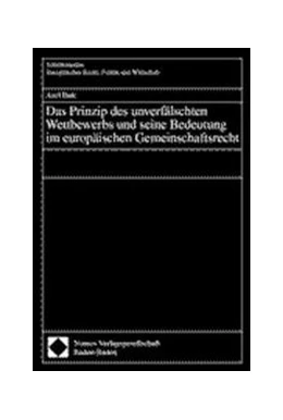Abbildung von Birk | Das Prinzip des unverfälschten Wettbewerbs und seine Bedeutung im europäischen Gemeinschaftsrecht | 1. Auflage | 2000 | 237 | beck-shop.de