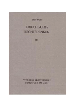 Abbildung von Griechisches Rechtsdenken | 2. Auflage | 1999 | beck-shop.de