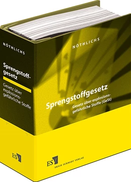 Abbildung von Nöthlichs | Sprengstoffgesetz • mit Aktualisierungsservice | 1. Auflage | 2023 | beck-shop.de