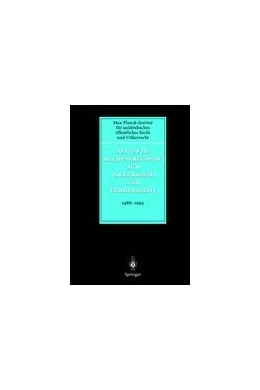 Abbildung von Deutsche Rechtsprechung zum Völkerrecht und Europarecht 1986 - 1993 | 1. Auflage | 1998 | beck-shop.de
