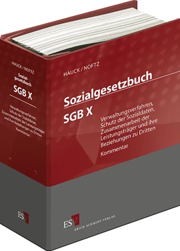 Abbildung von Hauck / Noftz | Sozialgesetzbuch (SGB) X: Verwaltungsverfahren, Schutz der Sozialdaten, Zusammenarbeit der Leistungsträger und ihre Beziehungen zu Dritten • ohne Aktualisierungsservice | 1. Auflage | 2020 | beck-shop.de