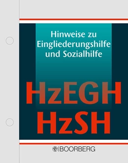 Abbildung von Hinweise zu Eingliederungshilfe und Sozialhilfe (HzEGH und HzSH) | 1. Auflage | 2024 | beck-shop.de