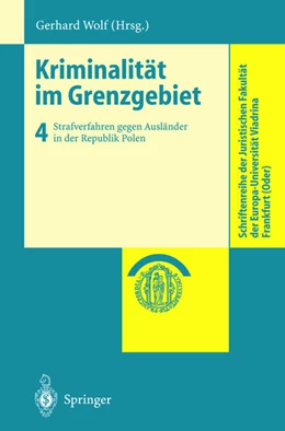 Abbildung von Wolf | Kriminalität im Grenzgebiet | 1. Auflage | 2002 | beck-shop.de